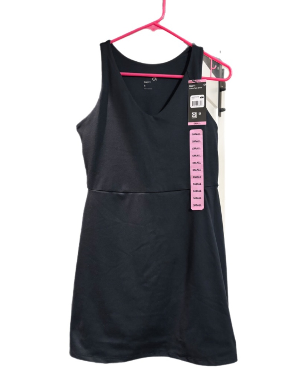 GAP Black Sleeveless V-Neck Mini Dress